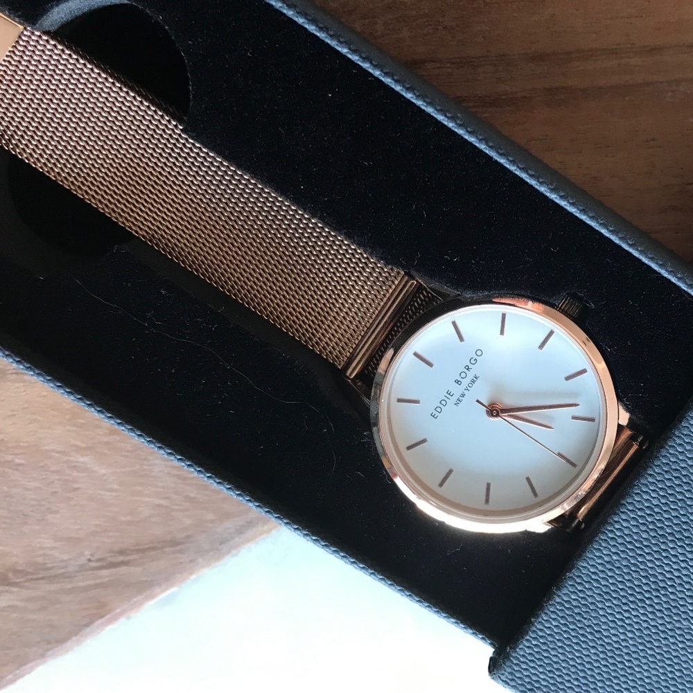 Eddie Borgo Rose Gold Elegant watch